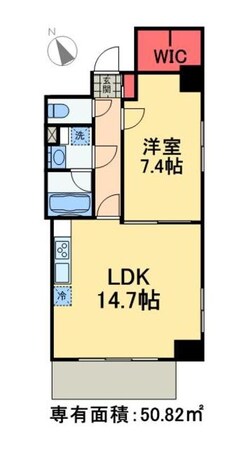 エル　ボヌール勝どきの物件間取画像